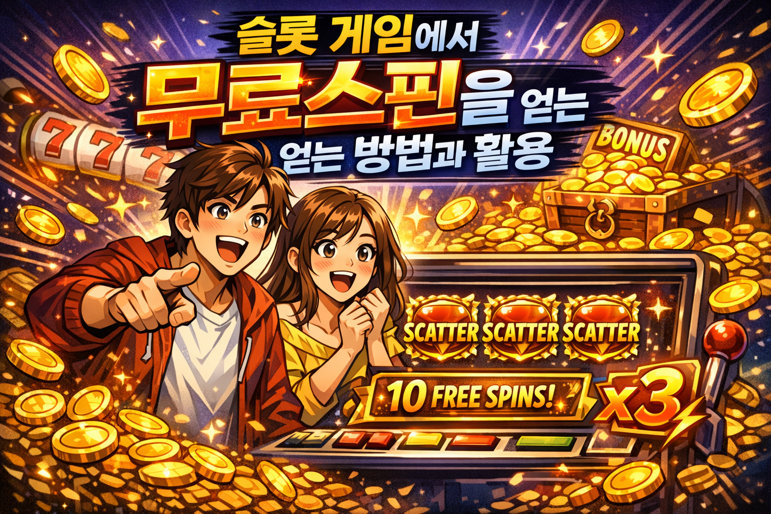 무료스핀 얻는 방법