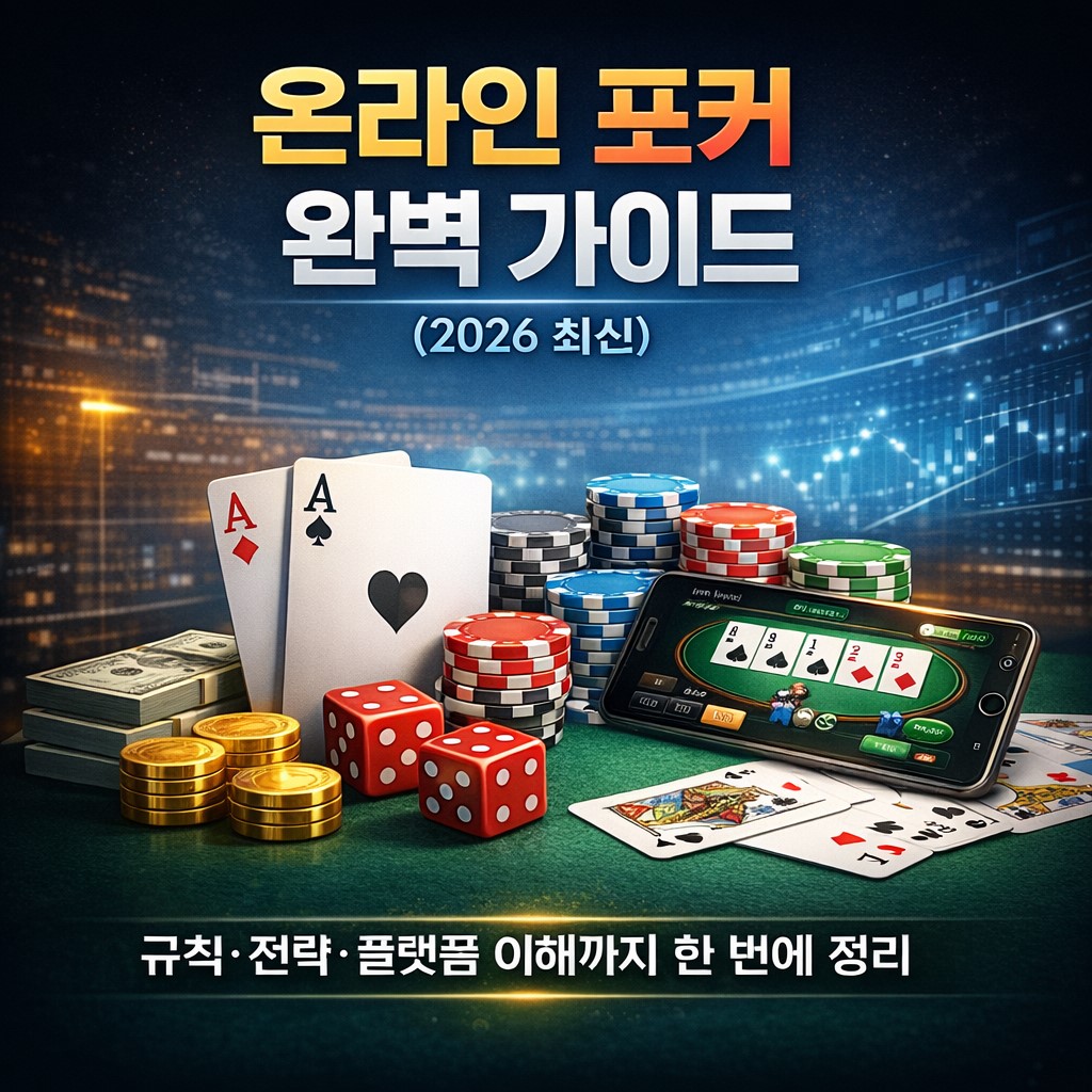 온라인 포커 완벽 가이트 (2026 최신)